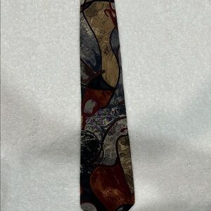 Van Heusen Multicolor Abstract Tie